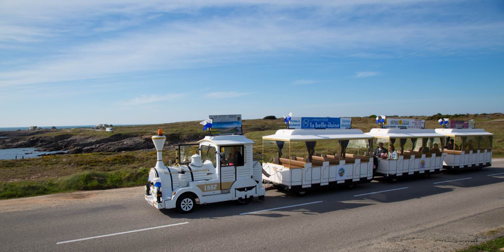 Petit Train de Quiberon na poloostrově