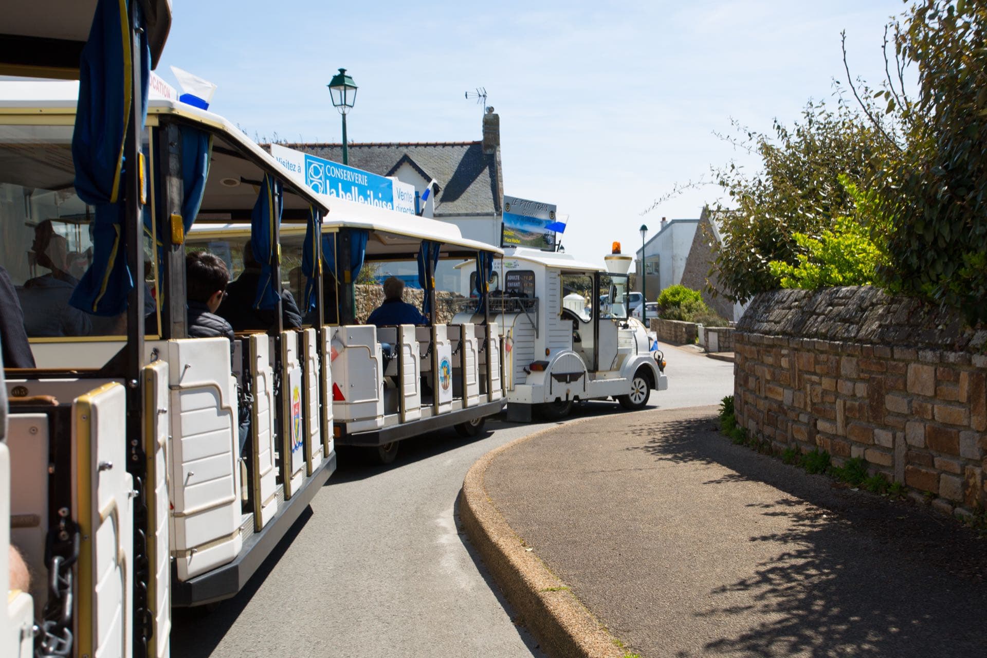 Vue pittoresque depuis le Petit Train de Quiberon
