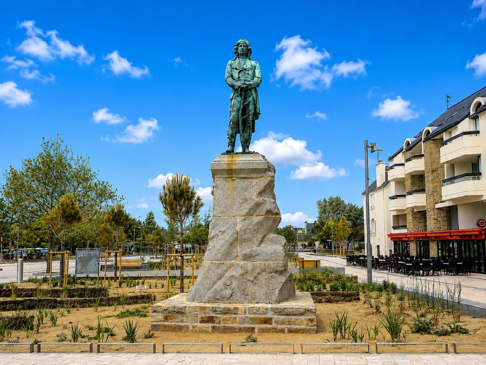 Place Hoche, Quiberon — point de départ du Petit Train