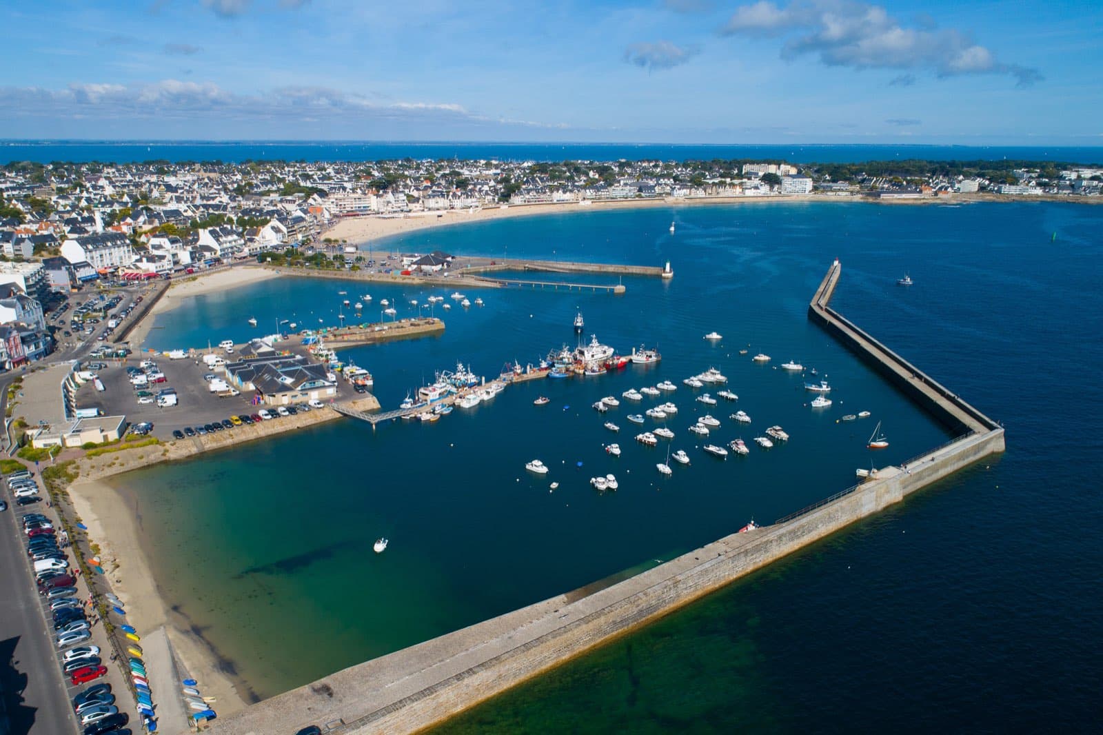 Port Haliguen, Quiberon — arrêt du Petit Train